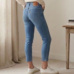 Levi's 721 Vintage High Rise Skinny Ankle Jeans